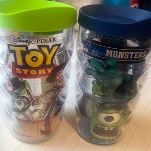 Tervis Childs cups Toy Story and Monsters Inc